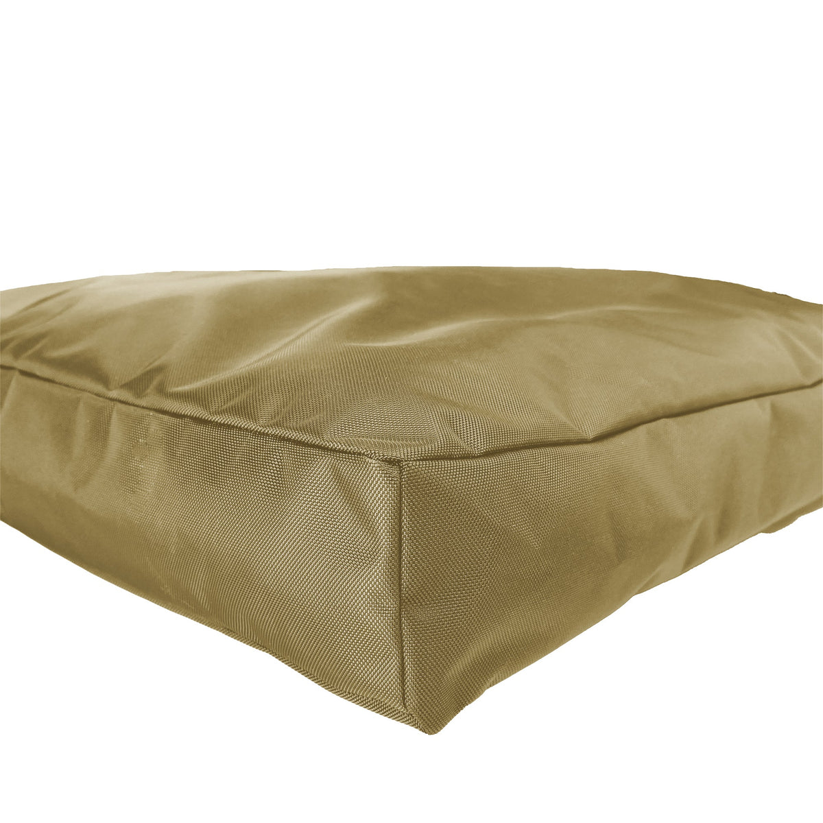 Rectangle Armor dog bed in Camel tan, alternate view