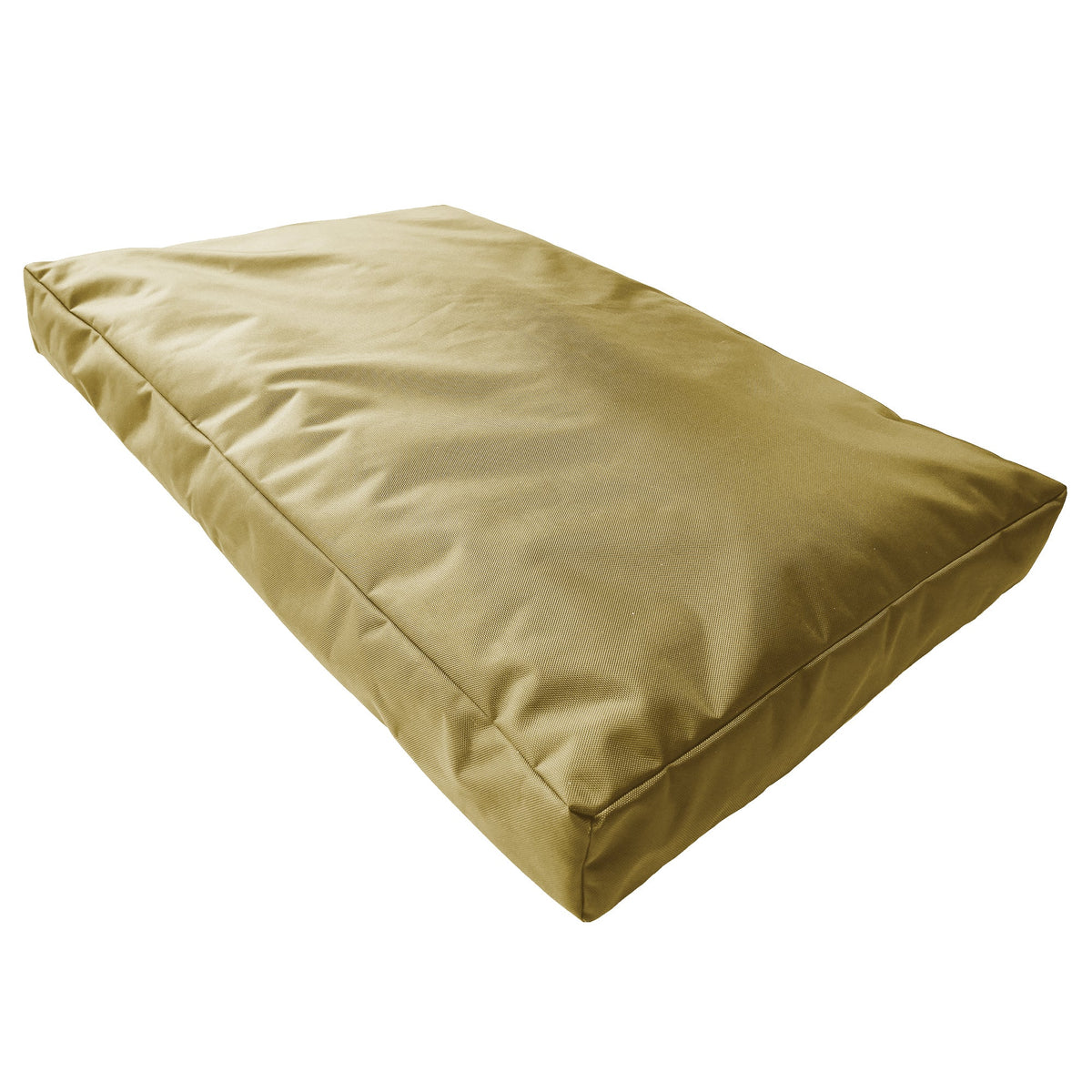 Rectangle Armor dog bed in Camel tan, alternate view
