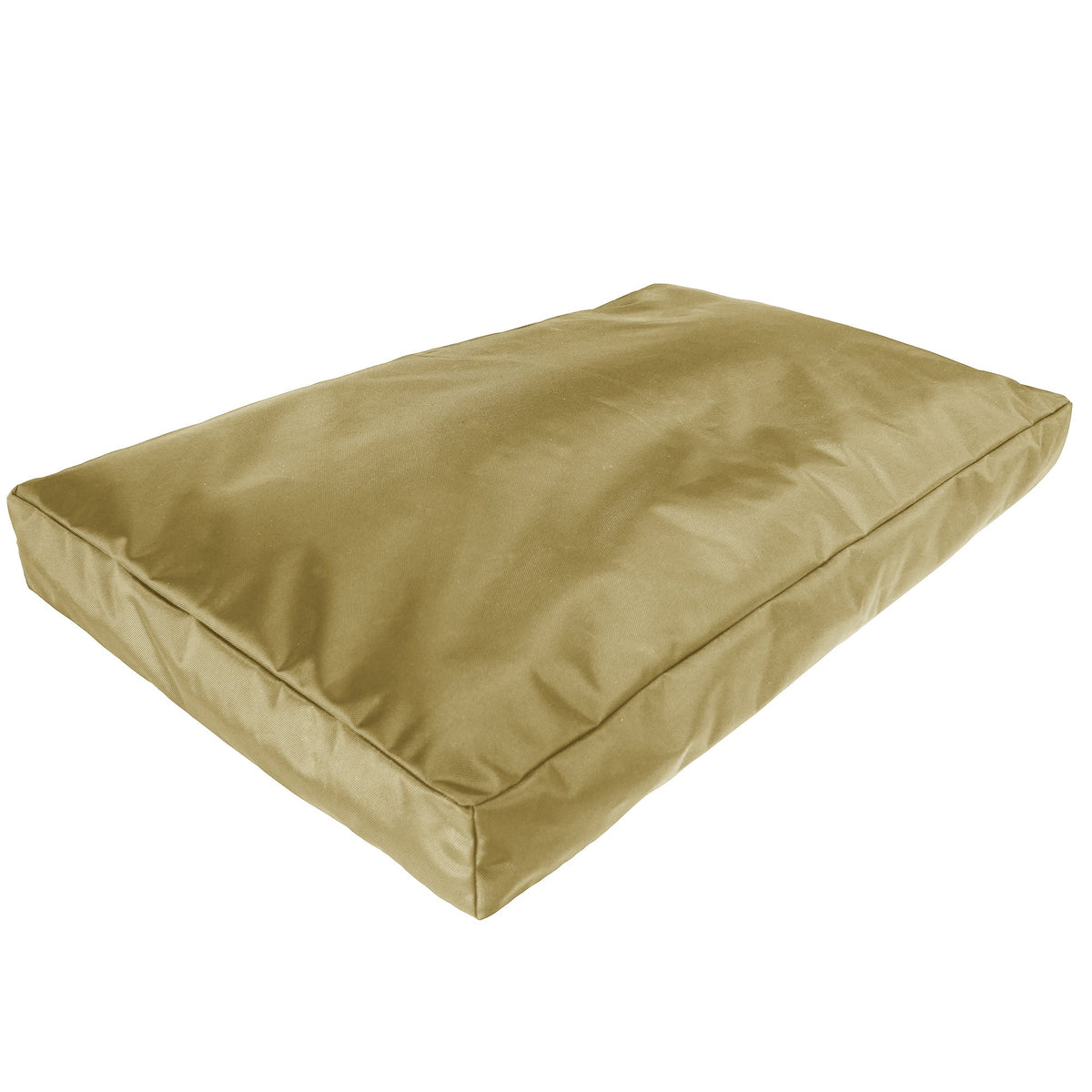 Rectangle Armor dog bed in Camel tan
